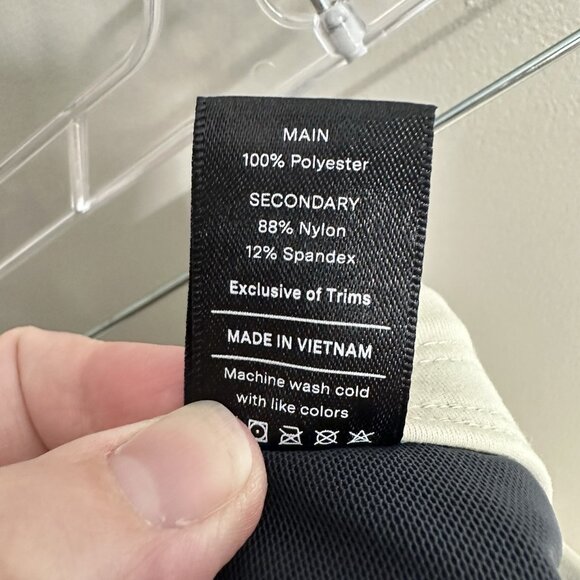 shorts gym training athletic sports drawstring waist pockets tan 38 - Picture 1 of 9